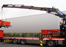 Hydraulic loading cranes Effer 655 8S