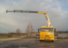 Hydraulic loading cranes Effer 80 4S