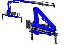 Hydraulic loading cranes Amco Veba 803N-3 S