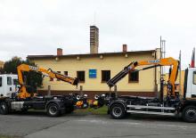 Hydraulic loading cranes Effer 80H - 3BS