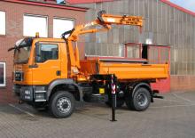 Hydraulic loading cranes MKG HLK 116 a1
