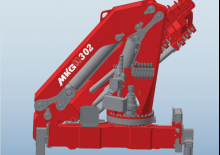 Hydraulic loading cranes MKG HLK 302 HP a8