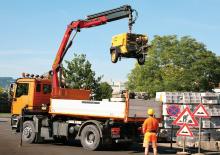 Hydraulic loading cranes Palfinger PK 12002 EH A