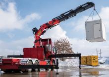 Hydraulic loading cranes Palfinger PK 135.002 TEC 7 H 