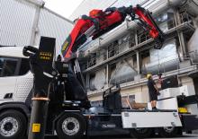 Hydraulic loading cranes Palfinger PK 1650 TEC F