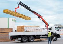 Hydraulic loading cranes Palfinger PK 18502 SH E