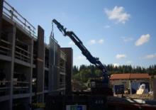 Hydraulic loading cranes PM PM 85 SP