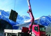 Hydraulic loading cranes Ferrari® SC 710 A3 