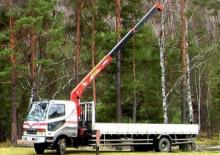 Hydraulic loading cranes Stern STE 025.4