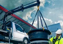 Hydraulic loading cranes Hiab T-HiDuo 013-3