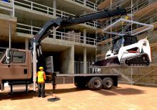 Hydraulic loading cranes Hiab X-CLX 328 EP-5