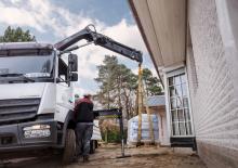 Hydraulic loading cranes Hiab X-Duo 112 E-1