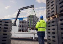 Hydraulic loading cranes Hiab X-HiDuo 072 B-1