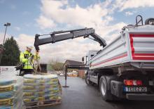 Hydraulic loading cranes Hiab X-HiDuo 118 BS-1