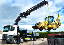Hydraulic loading cranes Hiab X-HiPro 858 E-8 JIB 150X-6