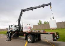 Hydraulic loading cranes Hiab XS 166 D-2 DUO