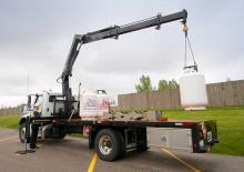 Hydraulic loading cranes Hiab XS 166 DS-3 HIDUO