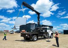 Hydraulic loading cranes Hiab XS 211 EP-3 HIDUO