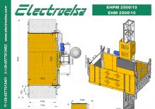 Industrial hoists Electroelsa EHPM 2500/10