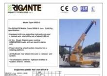 Industrial mobile cranes Rigante GR 30