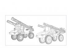 Kendinden itmeli tarla püskürtücüler Berthoud Boxer II 2500 R