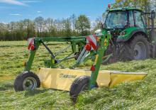 Koşullandırıcı içermeyen çekilir tip çim biçme makineleri diski Krone EasyCut TS 320