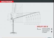 Kule vinçleri - luffing boom - top slewing Wolffkran 355 B