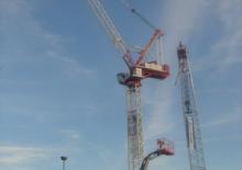 Kule vinçleri - luffing boom - top slewing Yongmao STL260