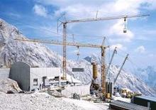 Kule vinçleri - tramvay bomu - alttan dönüş Liebherr 34 K-2,5m