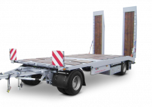 Lowbed römorklar Schwarzmüller 2-axle low loader trailer with straight platform