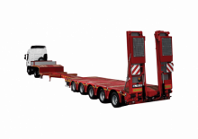 Lowbed & Step Deck Semi Trailers Kässbohrer K.SLA 5 / 2N - 24 / 50