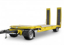 Lowbed Trailers Schwarzmüller 2-axle low loader trailer with offset platform