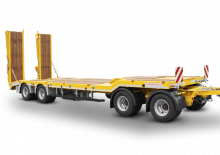 Lowbed Trailers Schwarzmüller 4-axle low loader trailer with offset platform