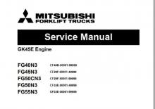 LPG Forklifts Mitsubishi FG55N3 