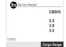 Lpg ön forkliftler BT CBG 3.5