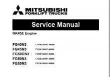 Lpg ön forkliftler Mitsubishi FG50CN3 