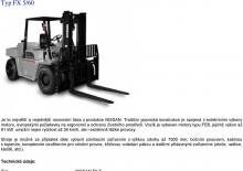 Lpg ön forkliftler Nissan FX 5-60