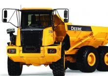 Mafsallı damperli kamyonlar John Deere Construction 300D