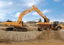 Mafsallı damperli kamyonlar Case 335B