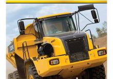 Mafsallı damperli kamyonlar John Deere Construction 400D II