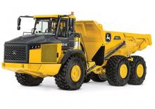 Mafsallı damperli kamyonlar John Deere Construction 410E-II