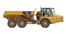Mafsallı damperli kamyonlar Caterpillar 730C