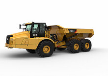 Mafsallı damperli kamyonlar Caterpillar 740
