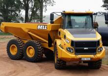 Mafsallı damperli kamyonlar Bell B18E
