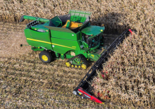 Combine harvesters maize pickers Geringhoff MS 400
