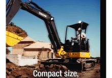 Mini ekskavatörler John Deere Construction 35D