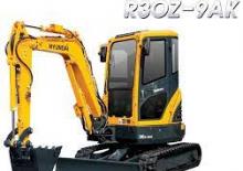 Mini ekskavatörler Hyundai R30Z-9AK