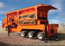 Mobile Screening Plants Eagle Crusher RIP-RAP