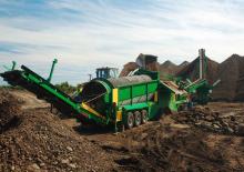 Mobile Screening Plants with Drum McCloskey 628RE