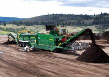 Mobile Screening Plants with Drum McCloskey 733RE